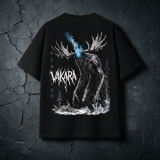 wendigo,folklore,goth,emo,horror,alt,dark,streetwear,heavyweight,spooky,halloween